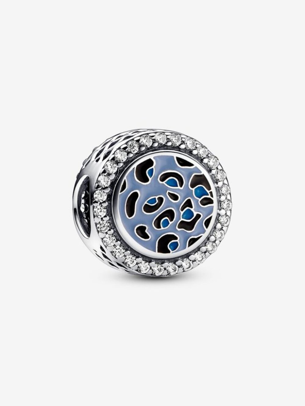 Pandora Blue Leopard Charm